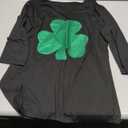 Women's St. Patrick's Day Shirt Black Size Medium