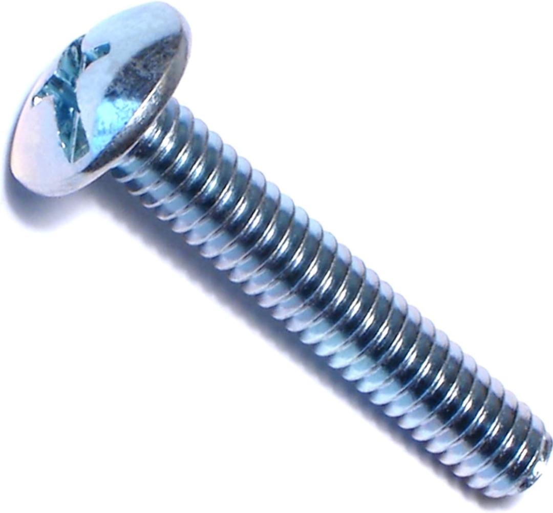 014973320898 Combo Truss Machine Screws, 1/4-20 x 1-1/2, Piece-100, zinc