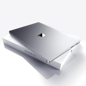 Soonjet Anti-Cracking for MacBook Pro 14 inch Case 2025 2024-2021 M4 M3 M2 M1 Pro/Max [100% Match Official Color] [Seamless Fit] Clear Cover Hard Shell Laptop Case, Frosted Space Gray