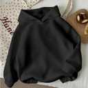 Girl's Leopard Graphic Hoodies Pullover Long Sleeve Hooded Neck Sweatshirts Trendy Fall Outfits Bow Black 13 Years