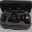 Wireless Lavalier Microphone for iPhone: Mini Microphones for Android Equipment - Noise Reduction Lapel Mic for Professional Recording - 80h Battery Life - 48KHz Studio Sound (Black 2)