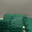 BYSURE Dark Green Memory Foam Bathroom Rug Set 3 Piece, Non Slip Extra Soft Absorbent Machine Washable Toilet Bath Toilet Mat (17"x24"+20"x32"+U Shape 20"x24")