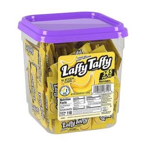 Laffy Taffy Candy, Banana Flavor, Individually Wrapped Candy (145 Pieces) (EXP 08/31/27)