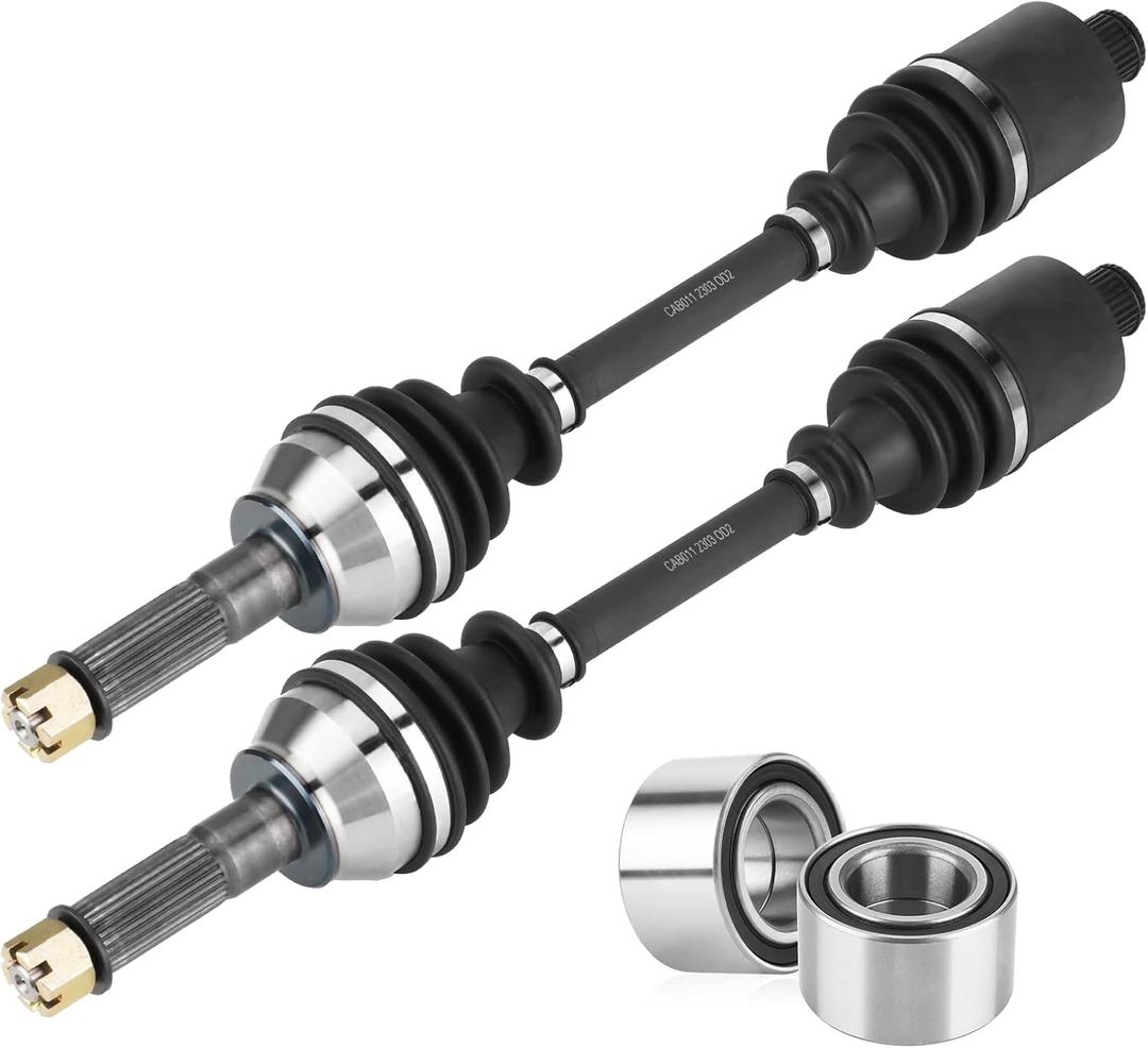 Youxmoto Rear CV Axle & Wheel Bearing Kit for Polaris Sportsman 570 2017 2018 2019 2020 2021 2022 EPS SP Touring, for Sportsman 450 HO 2016-2022, Drive Half Shaft; Replace 1333275 1333677