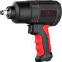 AEROPRO TOOLS 1/2-Inch Air Impact Wrench, Twin Hammer, 1200FT-LBS, 7500RPM, High Torque Pneumatic Impact Wrench, 1/2 Drive Air Impact Gun for Auto Repair, Tire Shop