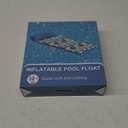 Oversized Pool Float Lounge Fabric-Covered 73" x 39", Inflatable Tanning Pool floaties for Adults, Pool Raft Lounger and Pool rafts & Inflatable Ride-ons for Pool Party, sea, Beach, Lake