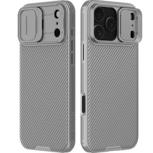 Nillkin Camshield Case for iPhone 17 Pro Max Case, [Built-in Dual Camera Cover][Slim Profile] [Military Grade Drop Protection] Shockproof Bumper Phone Case 6.9 inch 2025 Gray