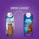 Pure Protein Chocolate Protein Shake, 30g Complete Protein, Ready to Drink and Keto-Friendly, Vitamins A, C, D, and E plus Zinc to Support Immune Health, 11oz Bottles, 12 Pack (EXP 04/28/26)