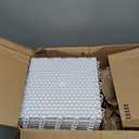 Fabbay Dryland Synthetic Ice Tiles for Hockey Floor Mat 12 x 12 Squares Hockey Training Equipment Board for Shooting Outdoor (White)