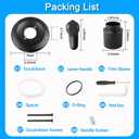 Replacement for Delta 13/14 Series Shower Trim Kit, Shower Cover Plate with Handle (Valve& Catridge Not Inclued) (Matte Black)