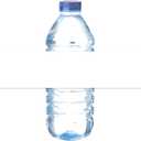 Mr-Label 8.11"2" Waterproof Matte White Water Bottle Labels  for Inkjet/Laser Printer  Self-Adhesive Wraparound - for Wedding|Baby Shower|Corporate Event (50 Sheets Total 250 Labels)