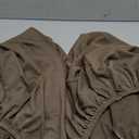 Celevingne Office Chair Cover Universal Rotating Chair Slipcovers Stretch Removable Protector Computer Chair Seat Cover (Brown, Chair Seat Cover + Backrest Cover)