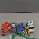 Tub Works Emergency Cars Light Up Bath Toys, 6 Pack | Water-Activated Light Up Toys Flash & Change Color | Soft, Squeezable Baby & Toddler Bath Toys | Sensory Toys with Bath Lights for Kids Bath