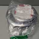 4-Piece Drip Pans Set - Compatible with GE Stoves - Chrome Finish Electric Stove Burner Drip Pans - 2 x 6inch, 2 x 8inch Stove Drip Pans - GE Stove Drip