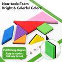 Travel Tangram Puzzle Car Game Magnetic Pattern Blocks Road Airplane Trip Essentials Activities Montessori Educational Toys Brain Teasers Book for Age 4-8 Kids Boys Girls Toddler (368 Solution)