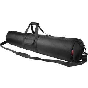 HEMMOTOP Tripod Bag, 47x8.3in All Sides Thick Padded Tripod Carrying Case with Shoulder Strap and Handle, Heavy Duty Light Stand Bag with Two Zippered Pockets for Pool Cue, Speaker Stand -R12021