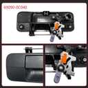 69090-0C040 Tailgate Handle Liftgate Latch Handle with Keyhole Compatible with Toyota Tundra 2007-2013, Replaces# 690900C040, 81213