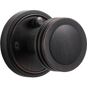 1 Pack Oil Rubbed Bronze Door Knob Interior Privacy Door Knobs Antique Door Knobs for Bedroom and Bathroom Zinc Alloy