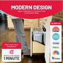 The Handless Handle  Hands-Free Garbage Drawer Foot Pull Handle, Touchless Opener for Drawers, Bins, & Cabinets (White, 1 Pack)