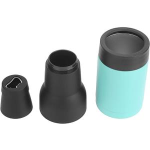 Vacuum Insulation Double Wall Stainless Steel Insulation Tank Can with Bottle Opener, Including Thermal Cold Insulation and Long Neck Bottle Cover, Lake Blue