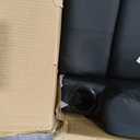 Flamaker Power Lift Recliner Chair Electric Lift Recliner for Elderly Power Lift Recliner Chair with Cup Holders Side Pockets for Living Room (Leathaire, Black)