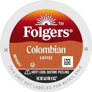 Folgers Colombian Medium Roast Coffee, 32 Keurig K-Cup Pods, Best By Nov 20 2025