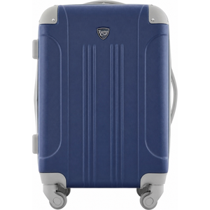 Travelers Club Chicago Hardside Expandable Spinner Luggage, Navy Blue, 20" Carry-On