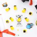 Chunful 100 Sets Class of 2026 Graduation Gifts Resin Ducks Funny Duck with Inspirational Congratulation Cards Organza Bags for School Student College Son Daughter Preschool Graduation Party Supplies