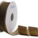 Dk Khaki Velvet Ribbon Single Sided,1 1/2 Inch by 10 Yards Spool