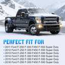 Fog Lights Compatible for Ford 2011-2016 F250/F350/F450/F550 Super Duty, Bumper Driving LED Fog Lamp Assembly Replacement FogLight Kit, DOT Certified（1 Pair）