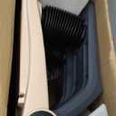 Air Stepper Exercise Machine with Resistance Bands, Stair Stepper with LCD Monitor, Adjustable Resistance Cardio Trainer for Home Workout, Compact Fitness Equipment, 300 lbs Weight Capacity (Beige)