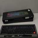 Keychron K10 QMK Wireless Mechanical Keyboard, Full Size 104 Keys Gaming Keyboard with Aluminum Frame, Pre-lubed Super Red Switch with RGB Backlits for Mac Windows, Red Switch 