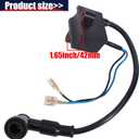 CDI Ignition Coil Spark Plug for 49cc 50cc 60cc 66cc 70cc 80cc 2-stroke Engine Motorized Bicycle Bike