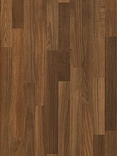 MelunMer Wood Peel and Stick Wallpaper Dark Wood Grain Contact Paper for Cabinets Self Adhesive Removable Wallpaper Faux Wooden Planks Contact Paper for Countertop Decorative 78.7 in L 15.7 in W