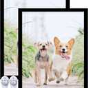 8x10 Picture Frame Set of 2, Black Photo Frames High Transparent Wall Gallery Desktop Horizontal Vertical for Canvas Collage Photo Poster Certificate 8 x 10 inches