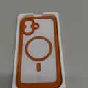 Miracase for iPhone 17 Case 6.3'', Full-Body Military Grade Drop Protection Outdoor Phone case with Built-in Glass Screen &Camera Control,Easy Installation,No Gap,Compatible with MagSafe, Orange