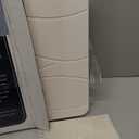 Stone Bath Mat Diatomaceous Earth Shower Mat Non-Slip Super Absorbent Diatomite Stone Bath Mats for Bathroom Floor Quick Drying Natural Easy to Clean (White)