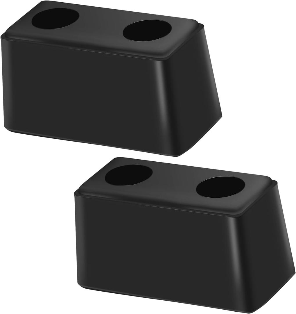 2-Pack Heavy Duty Rubber Bumper Blocks Industrial Dock Buffers 6x3x3 Perfect for Truck Rear, Chassis, Flatbed Trailers, Reefer, Boat, Marinas & etc 4502-1276
