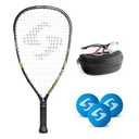 Gearbox GB50 Racquetball Starter Kit – Includes GB50 Racquet, Clear Vision Eyewear, and 3-Pack Blue Racquetballs – Perfect for Beginner to Intermediate Players