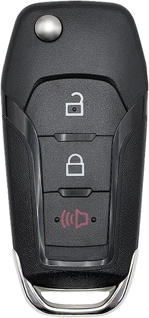 Key Fob Replacement for 2015-2022 Ford F-150/ 17-22 F-250 F-350 F-450 F-550/ 16-20 Explorer/ 16-23 Ranger/ 21-22 Bronco/ 18-23 EcoSport Car Keyless Entry Remote Control, N5F-A08TAA, 3 Btn