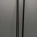 Kemmie 1" Classic Window Curtain Rod with Round & Barrel Finials Simple Double Telescoping Drapery Rod, 36-72", Matted Black