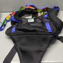 Comfort Padded Patient Lift Walking Sling,Portable Standing Harness to People/Handicap for Ambulating Support Training,500 lbs Safety Loading-Large Size (Black-1-L)