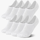 CS CELERSPORT 4/8 Pairs No Show Socks Womens and Mens Athletic Cushioned Ankle Low Cut Invisible Non Slip Socks