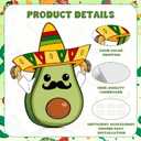 5 ft Avocado Taco Guy Cardboard Cutouts Stand Up Avocado Party Decorations Cinco de Mayo Mexican Fiesta Party Photo Booth Prop Backdrop for Cinco De Mayo Mexican Baby Shower Indoor Outdoor Decor