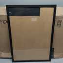 QOTIB Wood 17x24 Picture Frame Black for Wall Hanging, 17 x 24 Frame Photo Frame for Wall Horizontally or Vertically, Black, 1 Pack