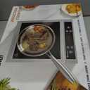 Stainless Steel Induction Cooktop, Professional-Grade Portable Induction Burner with Precise Temperature Control, 10-Hour Timer, 1800W Powerful Countertop Hot Plate