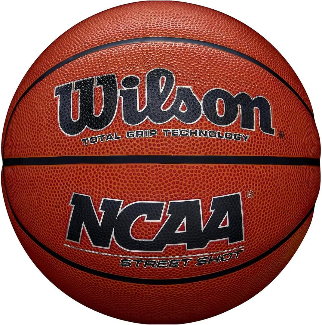 Wilson NCAA Street Shot Outdoor Basketball - Size 7 - 29.5', Brown