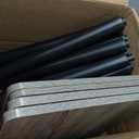 FURINNO Stylish End Table, French Oak Grey/Black,2-Pack (2-99800GYW)