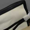 LOVEVOOK Laptop Bag for Women - 17 inch Lightweight Canvas Laptop Tote, Large Capacity Computer Bag with Clutch Purse for Business, Work, Travel, School (Beige & Black, 17 Inch)