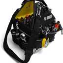 MARUTAI 10'' Small Tool Tote Bag, 43 Pockets Open Tool Bag, Tool Tote with Adjustable Straps and Waterproof, Tool Organizer Fits in All Cars/Trucks/Vans/Motorcycle